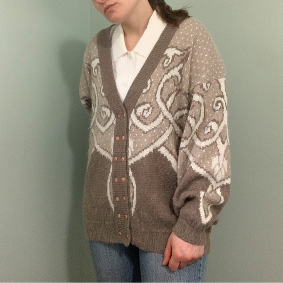 VINTAGE double button cardigan - Picture 5 of 12